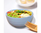 Unbreakable Cereal Bowls - 24 OZ Wheat Straw Fiber Lightweight Bowl Sets 4 - Dishwasher & Microwave Safe - for ,Rice,Soup Bowls