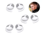 3 Pairs AirPods Pro Ear Hooks Covers Added Storage Pouch Accessories Compatible with Apple AirPods Pro-White