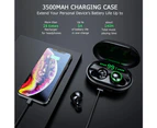 5.0 Wireless Earbuds with Microphone for Sport for iPhone Android, CVC8.0 Wireless Earphones Noise Cancelling, Waterproof IPX8, Hi-Fi 3D Stereo