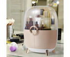 Furb Cosmetic Case Portable Makeup Organiser Storage Boxes Jewellery Box Holder Beauty Stand Pink