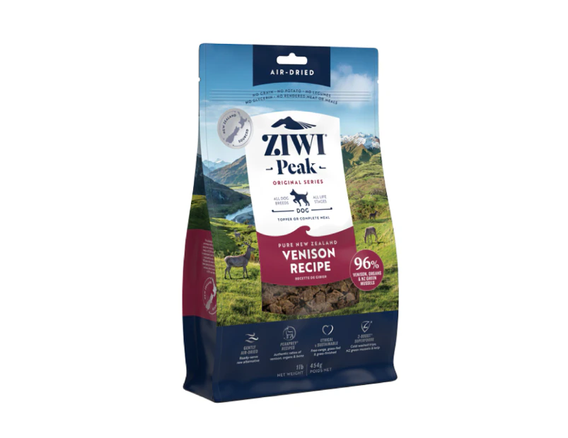 ZIWI® Peak Air-Dried Venison Recipe for Dogs 454g