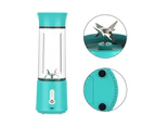 USB Rechargeable 6 Blades Portable Blender Smoothie Maker - White