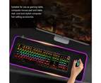 RGB LED Non-Slip Luminous Gaming Mouse Pad/Computer Mat for PC Keyboard - Large