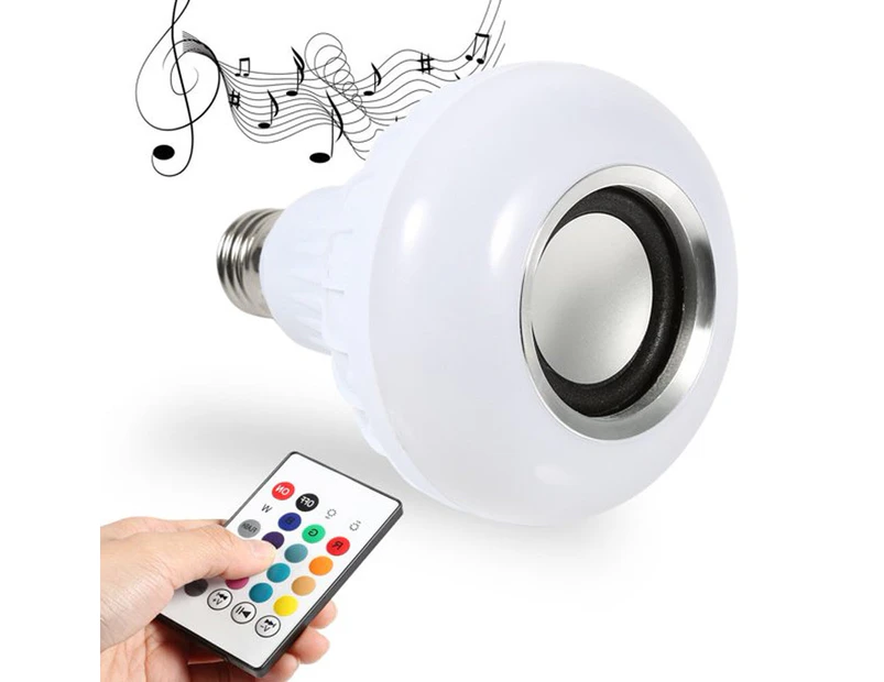 E27 Wireless Remote Control Mini Smart LED Audio Speaker
