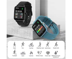 Full Touch Magnetic Charging Smart Watch with Activity Fitness Monitor - Black