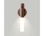 USB Rechargeable Motion Sensor LED Night Light - Light Wood