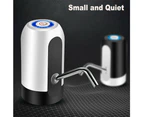USB Rechargeable Electric Water Dispenser Water Bottle Pump Water Pumping Device - White