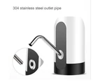 USB Rechargeable Electric Water Dispenser Water Bottle Pump Water Pumping Device - White