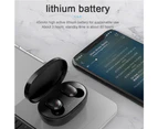 Wireless Headphones Stereo Headset Mini Earbuds with Mic - USB Charging - Green