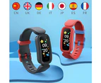 Children's Fitness Tracker Monitor Smartwatch and Bracelet-USB Rechargeable - Blue