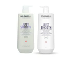 Goldwell Dualsenses Just Smooth Taming Shampoo & Conditioner 1 Litre Duo