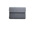 Horizontal Matte Leather Laptop Inner Bag For Macbook Pro 15.4 Inch A1707 (2016 - 2017) (Grey)