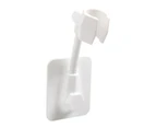 Sunshine Adjustable Wall Mounted Bathroom Shower Head Base Holder Stand Rotating Bracket-White