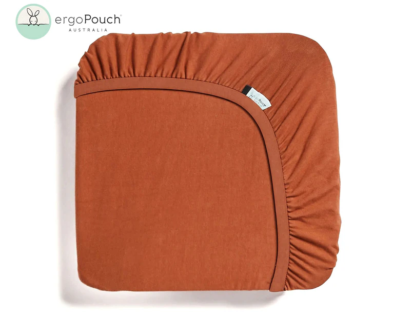 ergoPouch Organic 0.2 Tog Cot Fitted Sheet - Rust