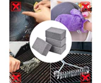 4Pack Grill Griddle Cleaning Brick Block,Ecological Grill Cleaning Brick, De-Scaling Cleaning Stone for Removing Stains BBQ Cleaning