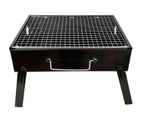 Mini Portable Foldable Charcoal Grill BBQ Grill Outdoor - Matte Black