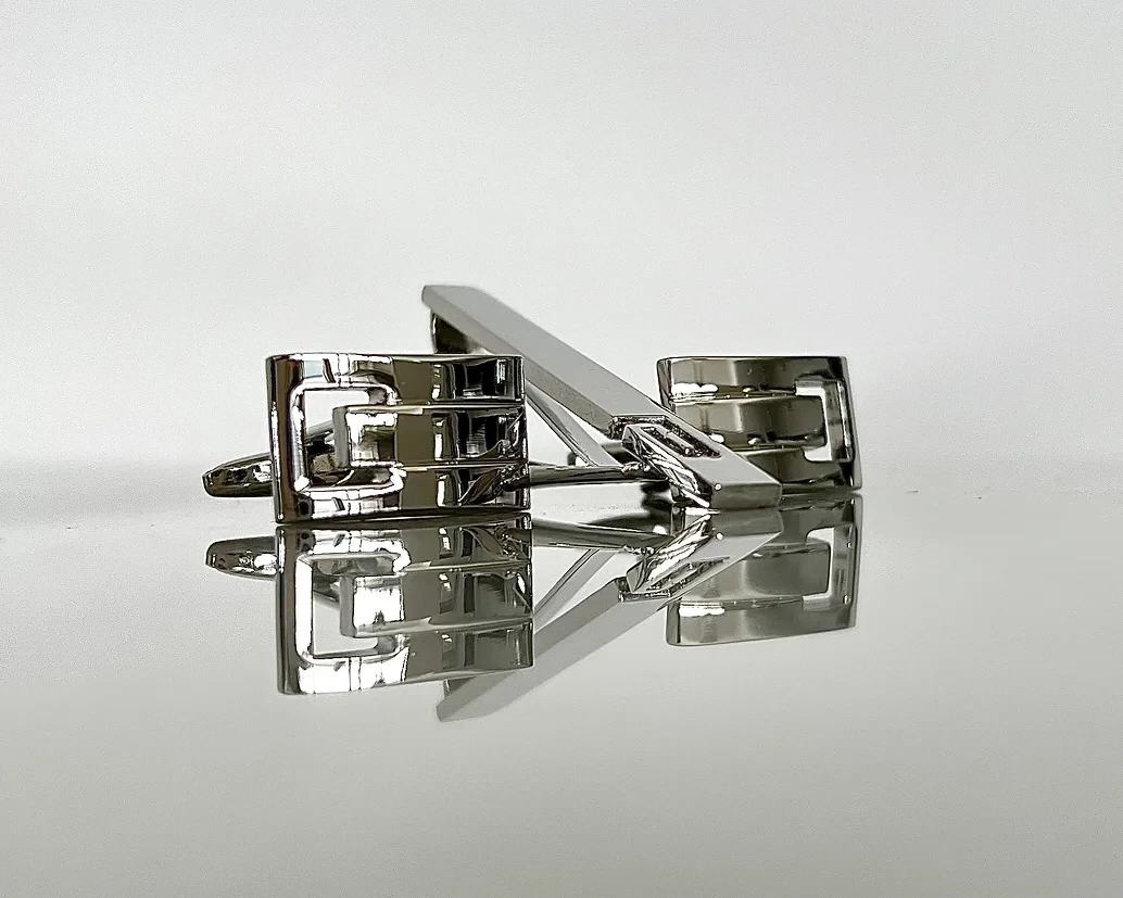 The Oxford Cufflinks And Tie Clip | Luxury Cufflinks and Tie Clip