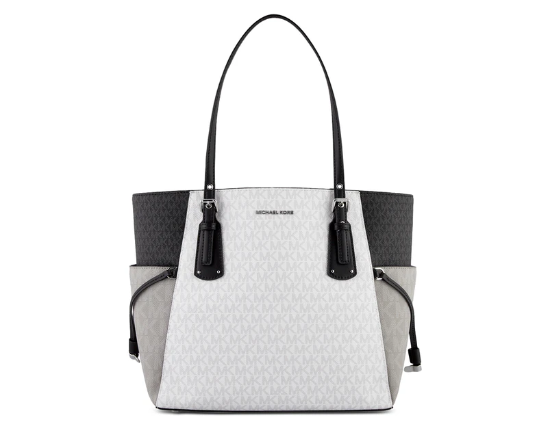 Michael Kors Voyager East/West Tote Bag - Bright White/Multi |  .au