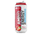 12 x Essential Amino Energy + Electrolytes Sparkling Hydration Drink 355mL - Strawberry