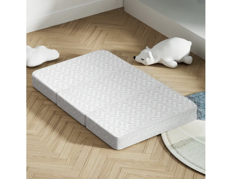 Giselle Bedding Foldable Mattress Folding Foam Cot Bed White