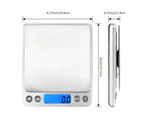 LCD Electronic Kitchen Digital Scale 3kg/0.1g Food Balance Weight Postal Scales