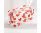 Cute Pencil Box Large Capacity PVC Waterproof Multi-use Visible Printed Stationery Bag for Daily-1