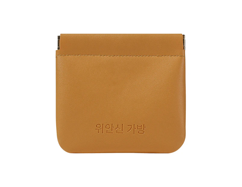 Storage Bag Multifunctional Waterproof Portable Jewelry Bag Sundries Lipstick Storage Bag for Daily-Orange