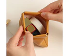 Storage Bag Multifunctional Waterproof Portable Jewelry Bag Sundries Lipstick Storage Bag for Daily-Orange