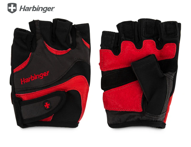 Harbinger Flexfit Strength Gloves - Black/Red