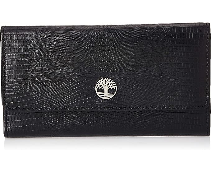 Timberland Women's Leather RFID Flap Wallet Clutch Organizer