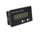 LCD 12V 24V 36V 48V Battery Status Voltage Voltmeter Monitor Meter Caravan