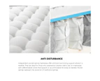 Bedra King Mattress Bed Luxury Tight Top Pocket Spring Foam Medium 27cm