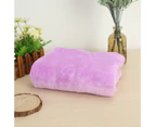 Sunshine Coral Fleece Blankets Super Soft Shaggy Universal Solid-color Fleece Blankets for Sofa-Purple