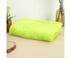 Sunshine Coral Fleece Blankets Super Soft Shaggy Universal Solid-color Fleece Blankets for Sofa-Green