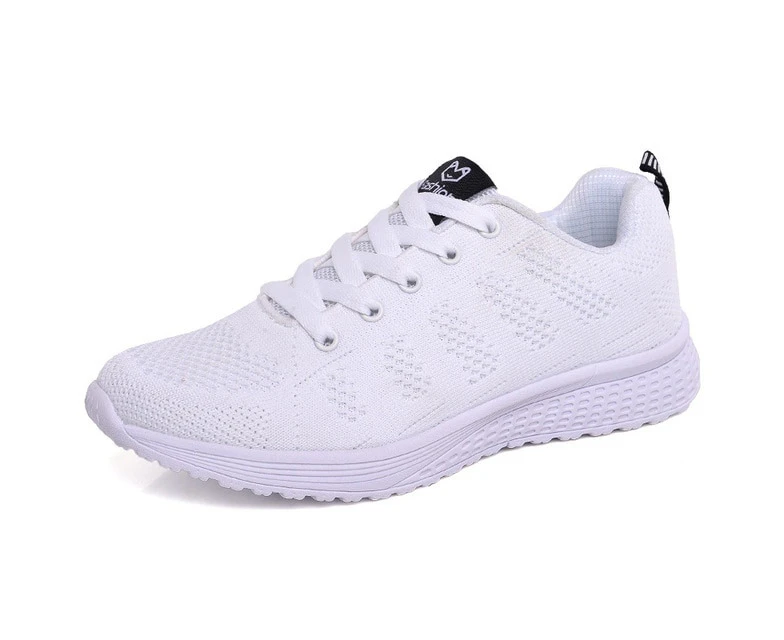 Women Shoes Summer Air Mesh Sport Aqua Shoes Outdoor Women's Quick Dry Water Shoes Sneakers unisex running shoes - White