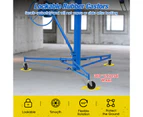 Oppsbuy Plasterboard Lifter 340cm 68Kg Drywall Sheet Panel Lift Gyprock Board Hoist Blue