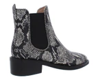 Coach Women's Boots Bowery Bead - Color: Natural Leather/Snake