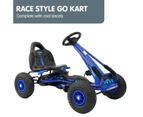 Kahuna G95 Kids Ride On Pedal Go Kart - Blue