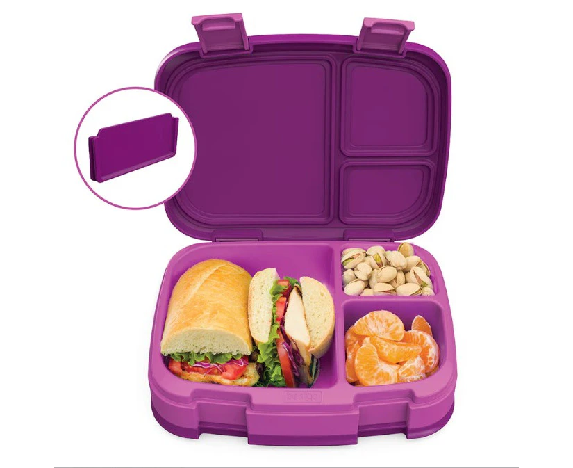 Bentgo Fresh 23cm Leak-Proof Bento Lunch Box w/Compartment Food Container Purple