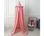 Sunshine Baby Bed Mosquito Net Hanging Corner Dome Canopy Tent Curtain Bedroom Decor-Grey