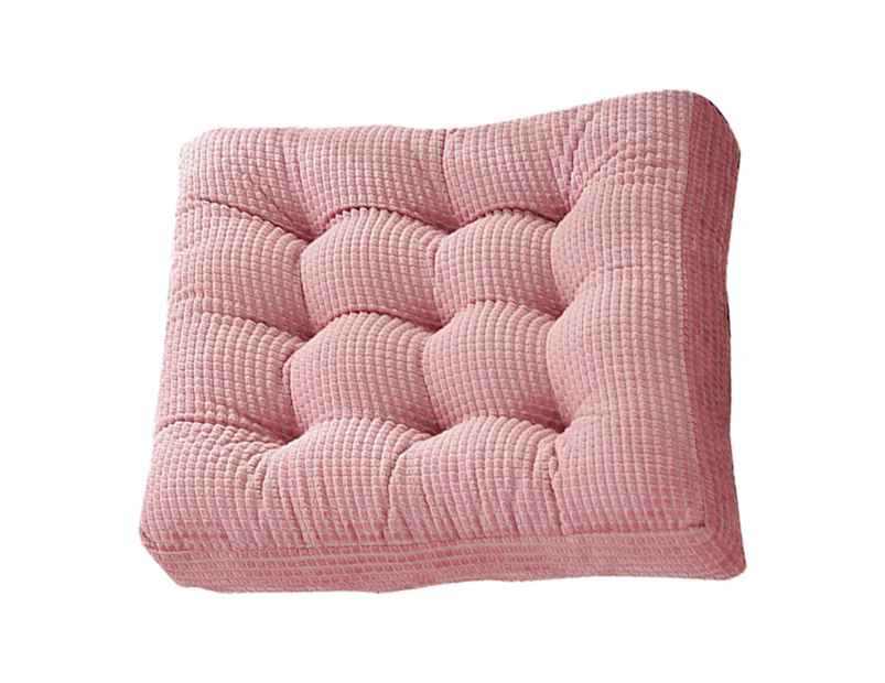 Thickened tufted cushion, solid square cushion corduroy chair cushion pillow seat soft