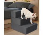 Pawz Multi-steps Dog Ramps For High Bed Stairs Portable Climbing Ladder 3 Steps