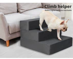 Pawz Multi-steps Dog Ramps For High Bed Stairs Portable Climbing Ladder 3 Steps