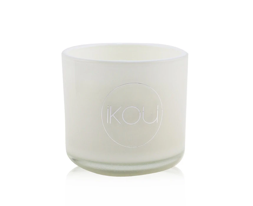 iKOU EcoLuxury Aromacology Natural Wax Candle Glass  DeStress (Lavender & Geranium) 85g