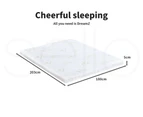 Cool Gel Memory Foam Mattress Topper BAMBOO Fabric Cover Double 5/8 CM Protector