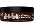 L'Oréal Paris Men Expert Barber Club Beard and Hair Styling Paste For Men, Medium Hold, Enriched with Cedar Wood, 75ml