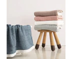 100%Cotton Light Comfortable Muslin Blanket for All Season - Grey