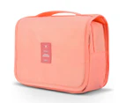 Hanging Toiletry Bag - Large Cosmetic Makeup Travel Organizer For Men & Women With Sturdy Hook,Light Pink