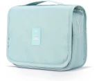 Hanging Toiletry Bag - Large Cosmetic Makeup Travel Organizer For Men & Women With Sturdy Hook,Sky Blue