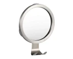Shower mirror anti-fog for shaving with razor holder, powerful anti-fog mirror with suction cup for shower